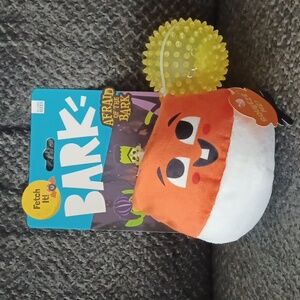 New Bark Afraid Of The Bark Andy Corn Dog Toy